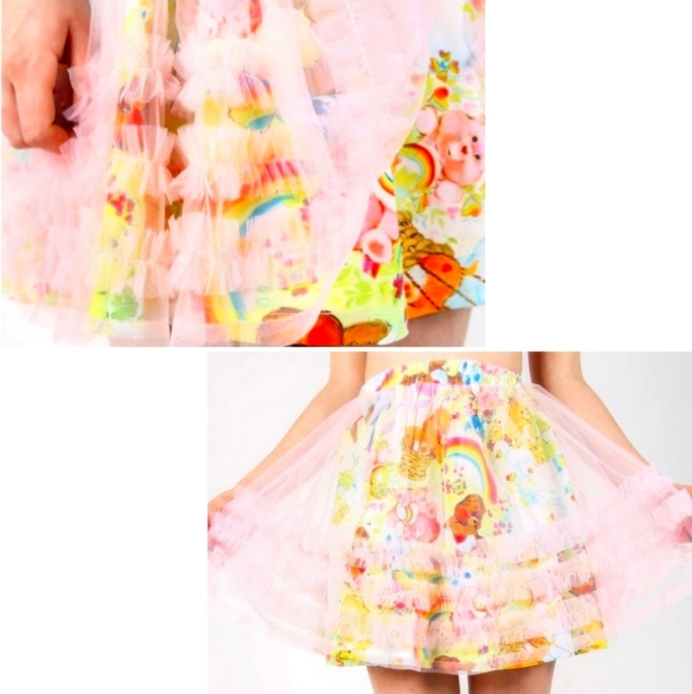 🌈 IF Spring Fling Care Bear Ruffle Skirt 🌈